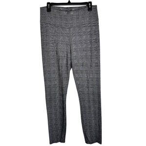 CAbi Black and Gray Straight Leg Pants